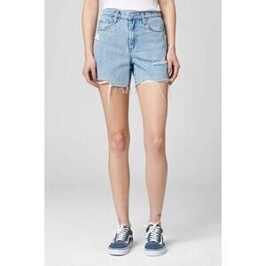 BLANKNYC NEW $88 Acid Trip‎ Destroyed Mom Denim Short Distressed Size 29